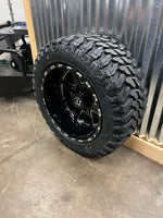 20x12 8x170 TIS 551BM wheels and 33x12.50 TIS MT tires