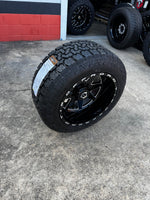 20x12 8x170 TIS 551BM wheels and 33x12.50 Amp Attack A/T Pro tires