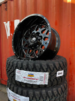 20x12 8x6.5 & 8x180 Xf Off-Road Xf-211 Gloss Black & Milled