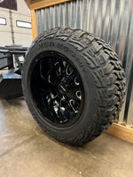 20x12 8x6.5 & 8x170 Mayhem Cogent GBM wheels and 35x12.50 Kanati Mud Hog tires