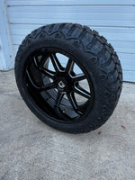 22x12 8x6.5 Gear 762BM Pivot wheels and 35x12.50 RBP MT RX tires